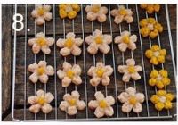 花朵虾肉饼的做法步骤8