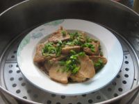 葱香蒸肉的做法步骤8