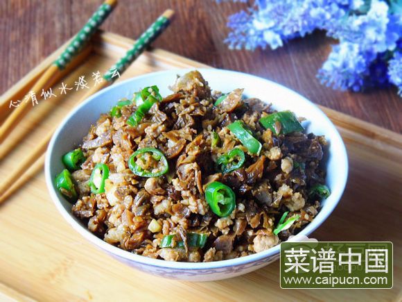 猪肉芽菜臊子