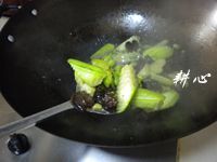 毛豆炒丝瓜木耳的做法步骤8