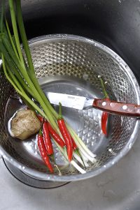 干煸孜然花菜的做法步骤3