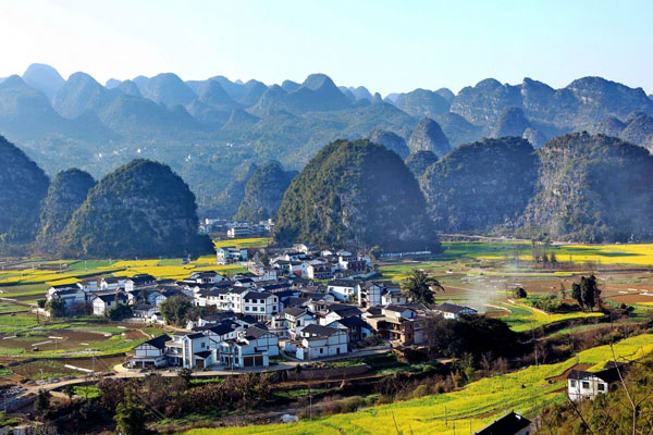 2019年贵州兴义油菜花几月开 兴义万峰林菜花开了吗