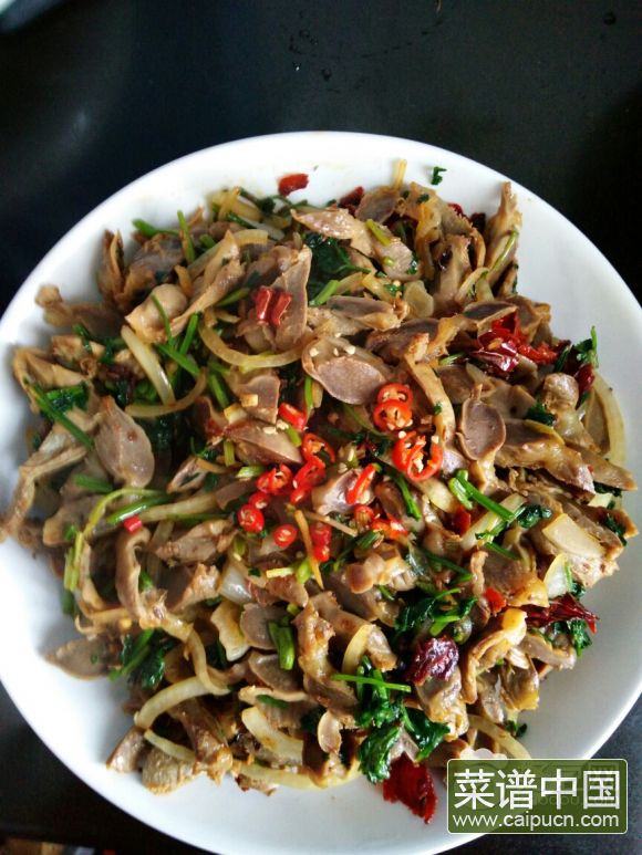 孜然鸡肫