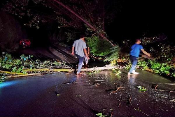 蒙阴县暴雨致多处农村公路被冲毁 交通运输局连夜抢修道路