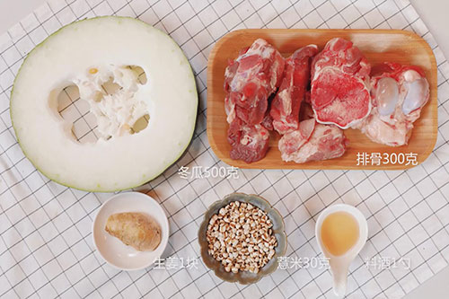 冬瓜薏米排骨汤的做法 冬瓜薏米排骨汤做法大全