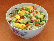 时蔬蛋炒饭的做法步骤9