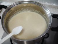 三色豆腐浓汤的做法步骤9
