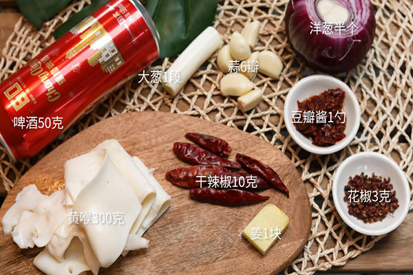 火爆黄喉的做法 火爆黄喉怎么做