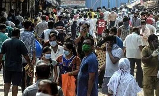 印度新冠病例升至全球第三 目前仅次于美国和巴西