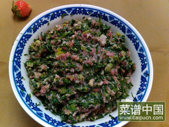 荠菜猪肉馅