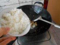 橄榄菜肉沫炒饭的做法步骤4
