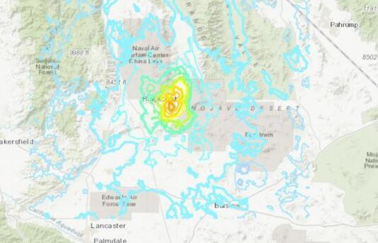 美国加利福尼亚州发生5.5级地震 未造成造成人员伤亡