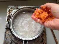 西兰花胡萝卜牛肉粥的做法步骤6