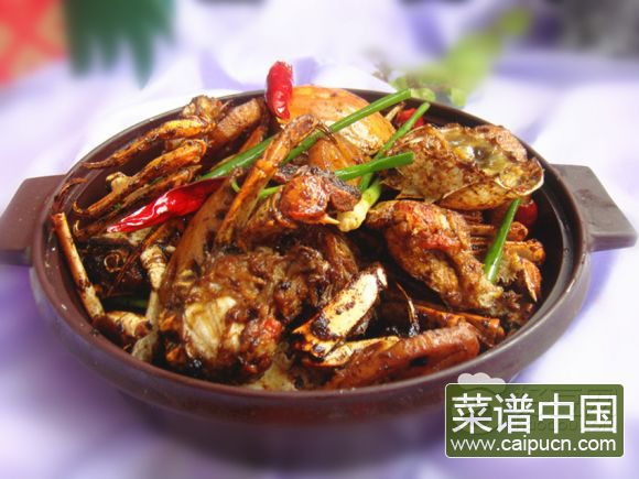 干锅香辣蟹