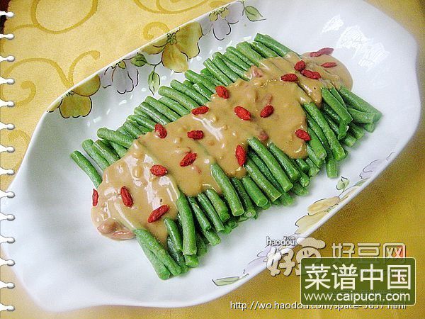 花生酱拌豇豆-首发