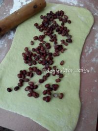 抹茶红豆面包的做法步骤6