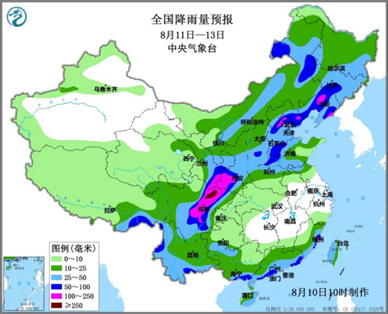 京津冀等地将现入汛来最强降雨 四川盆地暴雨连连