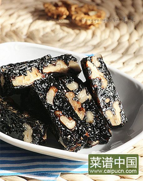 黑芝麻核桃阿胶糕