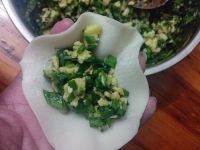 鸡蛋韭菜蒸饺#新鲜从这里开始#的做法步骤5