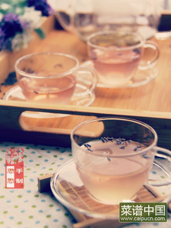 薰衣草柠檬方块茶