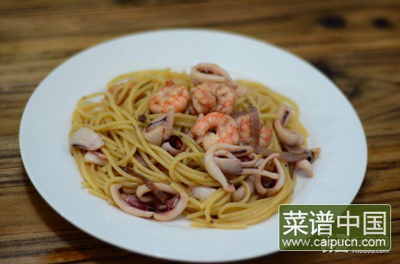海鲜意大利面