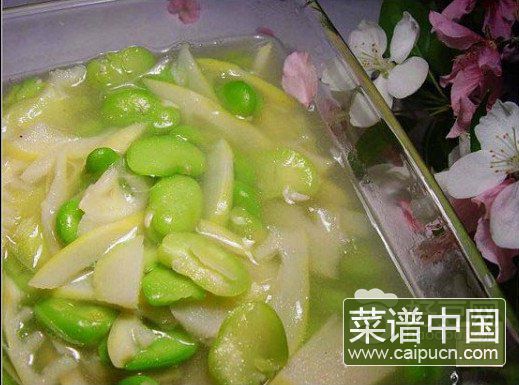春笋烩春豆