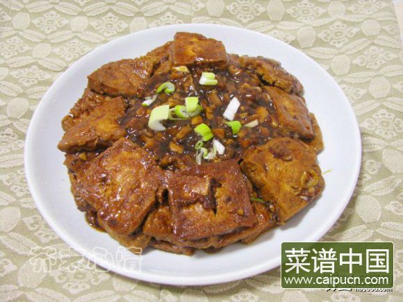 菇末锅塌豆腐