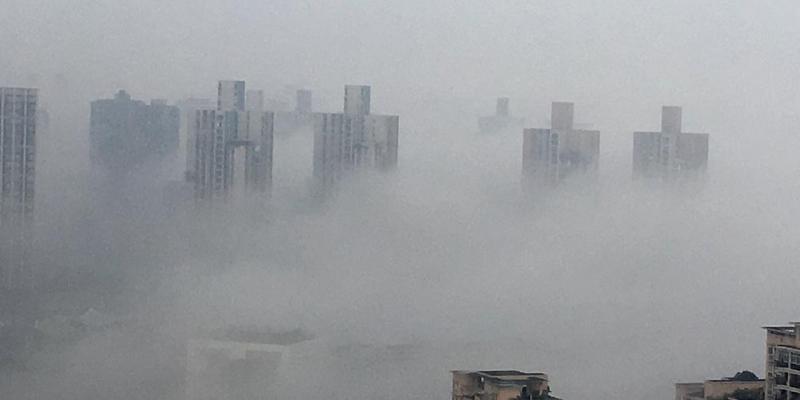 你看过山城重庆浓雾笼罩 变身“魔幻都市”