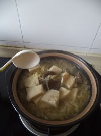 酸菜鸭血冻豆腐的做法步骤9