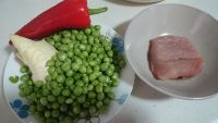 甜豌豆炒冬笋的做法步骤1