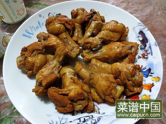 自家卤鸡翅根
