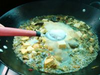 豆腐鸡血酸腌菜汤的做法步骤7