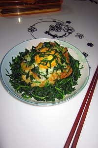 鲜韭菜炒荷苞蛋的做法步骤10