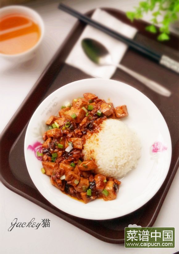 肉末豆腐盖浇饭