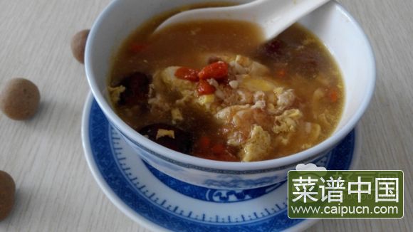 酒糟煎蛋糖水