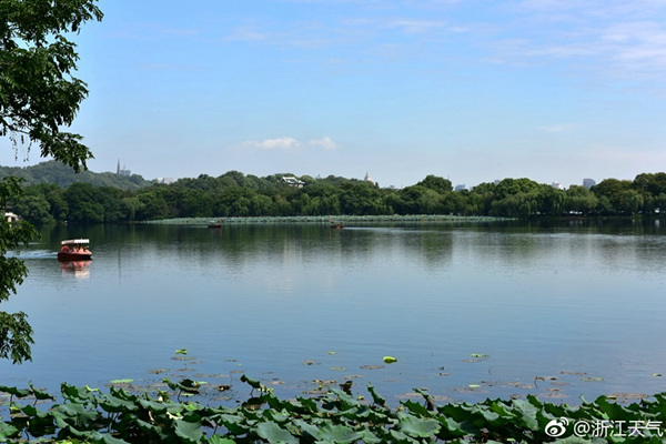 浙江气温大跳水 杭州最高温猛降13℃今入秋