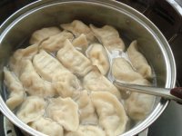三文鱼馅水饺的做法步骤8