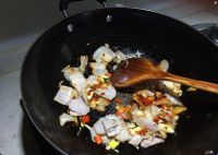 四季豆炒回锅肉的做法步骤5