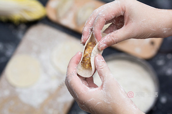 饺子的包法