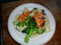 五色蔬菜的做法步骤8