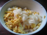 玉米梨饮的做法步骤2