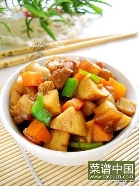 水面筋红烧肉