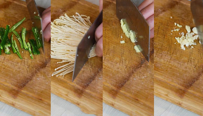 里脊肉怎么好吃 金针菇炒里脊肉的做法