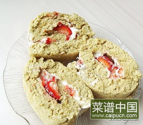 燕麦绿茶蛋卷