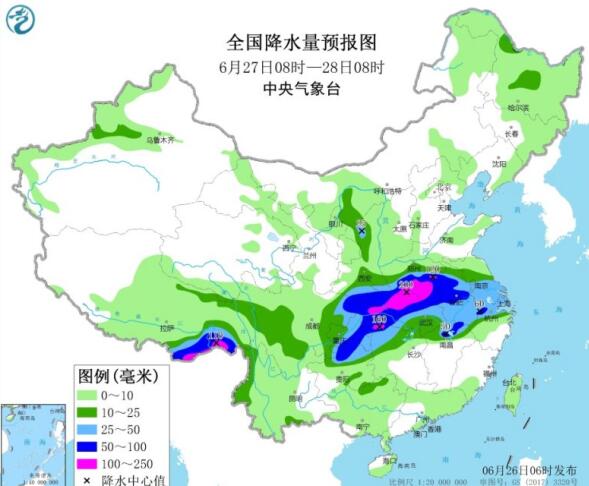 端午节四川广西一带降雨量近200毫米 华北东北等地多雷阵雨为主
