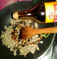韭菜苔炒鸭心肝的做法步骤6