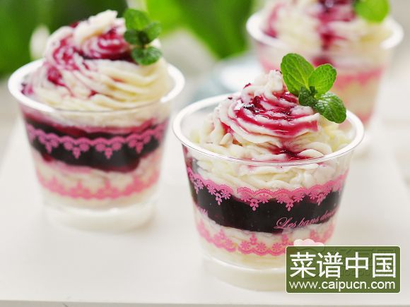 蓝莓山药杯