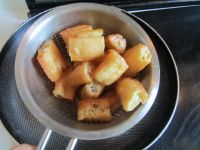 菠萝油条虾的做法步骤8