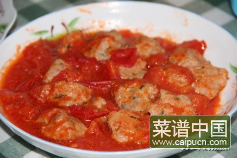 茄汁肉圆