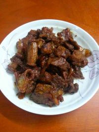 冬菜闷瘦肉粉肠的做法步骤11